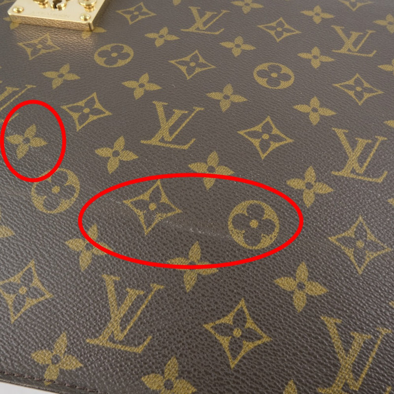 [Louis Vuitton] Louis Vuitton Celviet Fell Moir公文包M53305商业袋会标帆布茶水RI0041鼓励男士商务袋