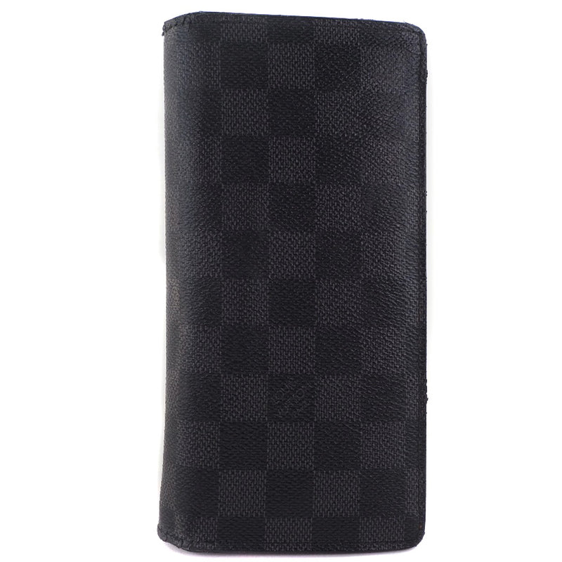 【LOUIS VUITTON】ルイ・ヴィトン
 ポルトフォイユブラザ 長財布
 N62665 ダミエグラフィットキャンバス TA4163刻印 オープン brazza portefeuille メンズ