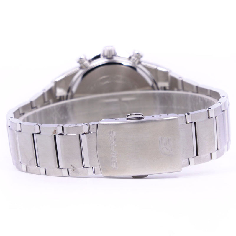 [CASIO] Casio EDIFICE Edifice Slim & Solar EFS-S570YD-1AJF Stainless steel Silver Solar Solar Watch Men's Black Dial Watch A Rank