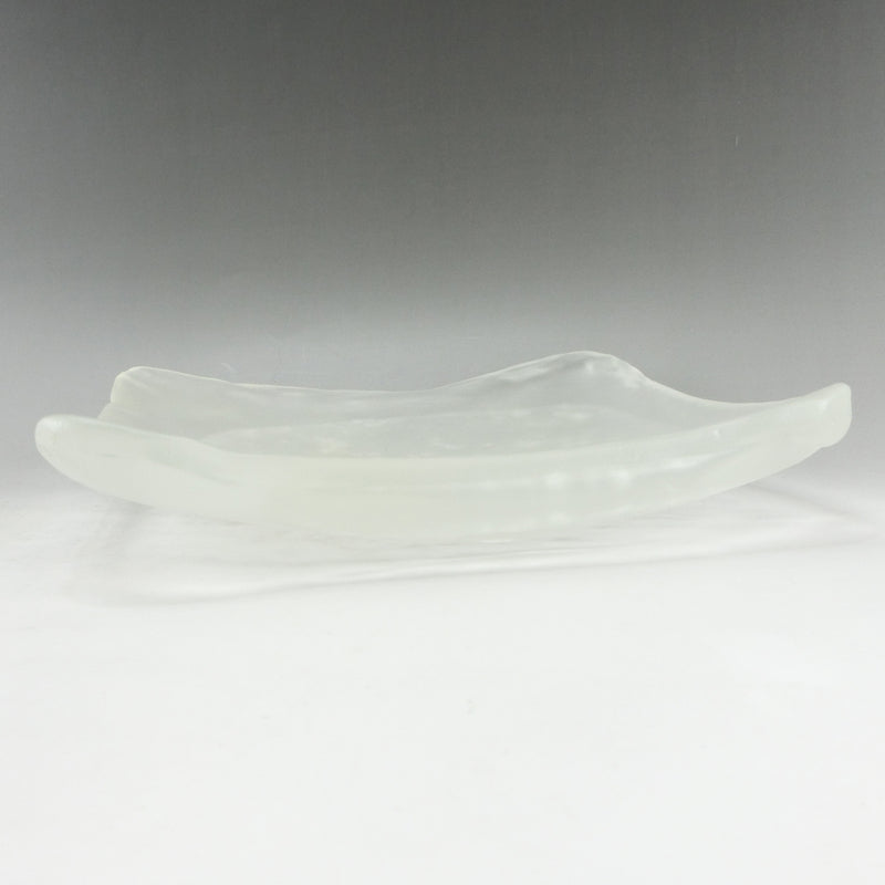 藤田喬平 作 食器
 ガラス「手吹四方皿」 By Kyohei Fujita ユニセックスSランク