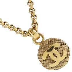 [CHANEL] Chanel 
 necklace 
 Vintage Coco Mark Gold Plating 29 engraved Ladies