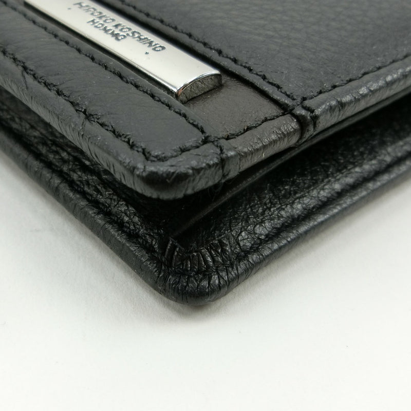 [HIROKO KOSHINO] Hiroko Koshino Cowhide Black Men's Bi -Fold Wallet S Rank