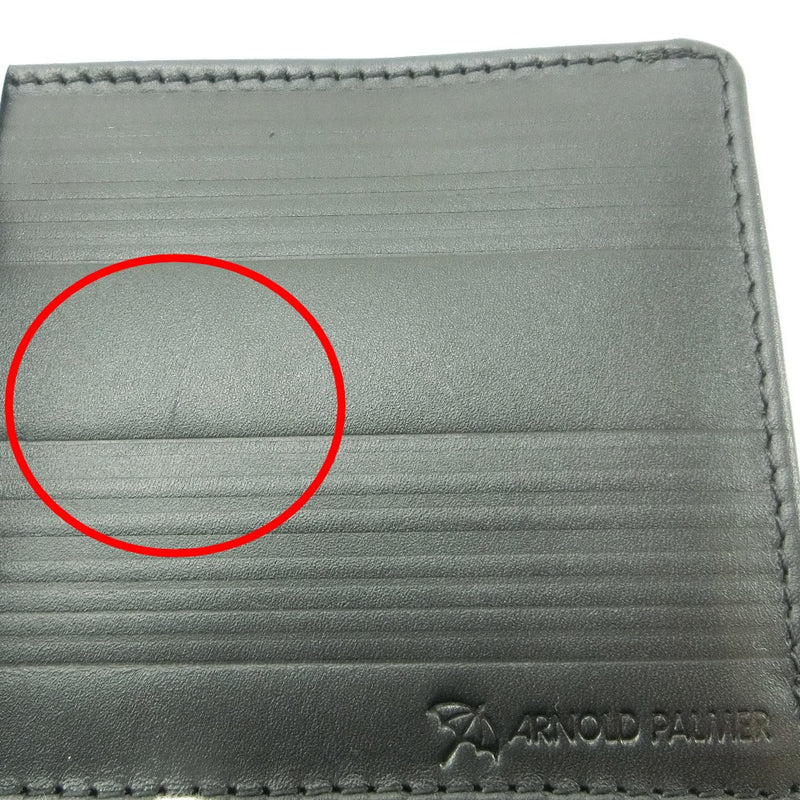[Arnold Palmer] Arnold Palmer 
 Bi-fold wallet 
 Cowhide Black Open Men A Rank