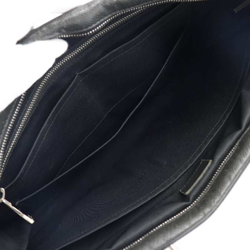 [LOUIS VUITTON] Louis Vuitton Porto Documan PDB Business MM NM M30643 Tiga Aldoise Black RI1107 Engraved Men's Business Bag B-Rank