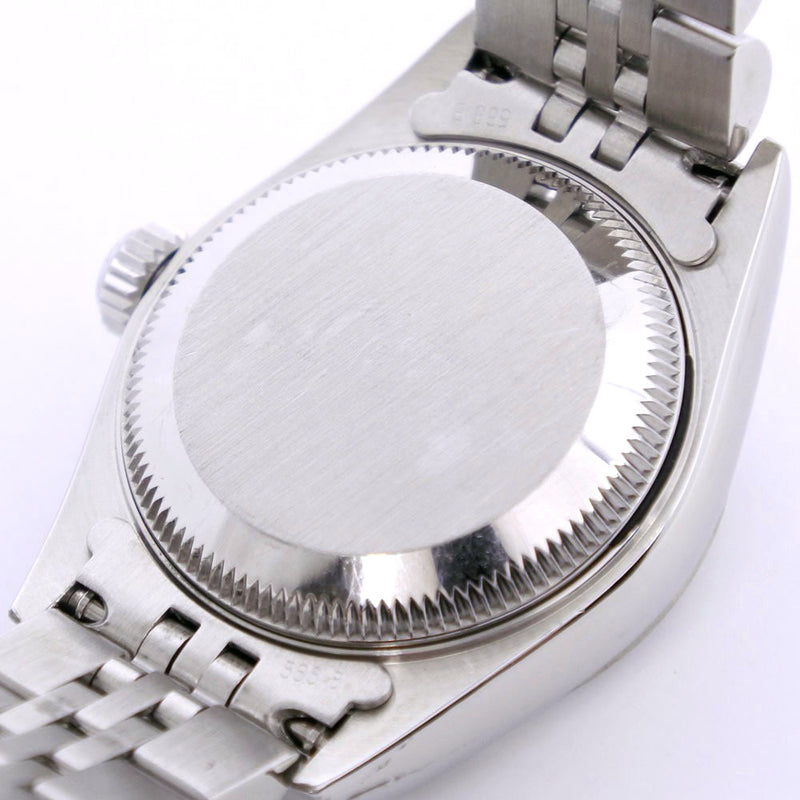 【ROLEX】ロレックス
 デイトジャスト 79174 ステンレススチール×WG シルバー 自動巻き レディース 黒文字盤 腕時計
A-ランク