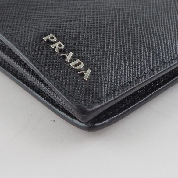 Prada Mens Nero Black Saffiano Leather Billfold Bifold Wallet 2MO513 –  Queen Bee of Beverly Hills