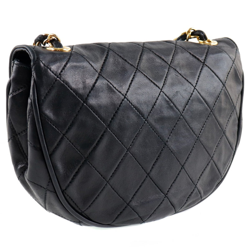[Chanel] Chanel cadena de hombro matrasse Coco Mark Skin Black Ladies Shoulder Bags