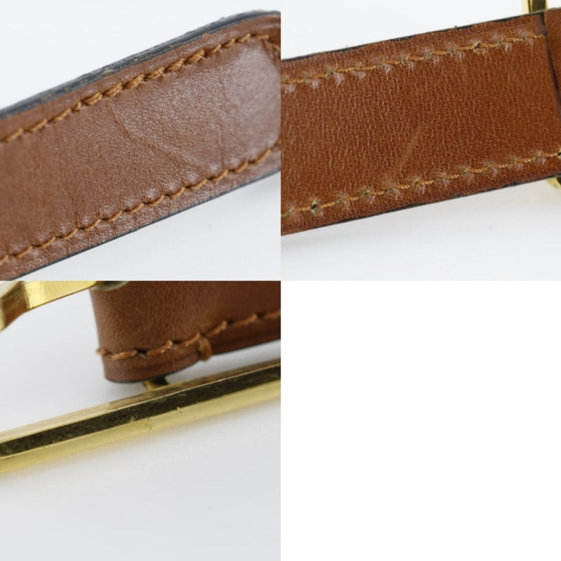 [Chanel] Chanel 
 Cinturón de coco 
 Damas de cuero de cuero vintage