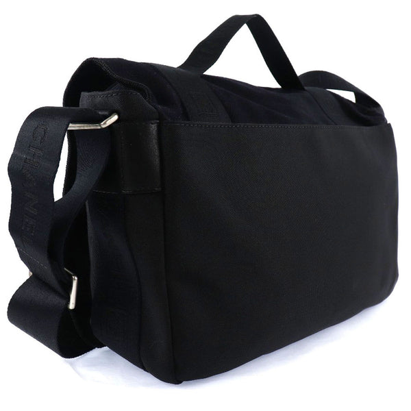 [CHANEL] Chanel Sports Line 2WAY Shoulder A26169 Nylon x Felt Black Ladies  Shoulder Bag