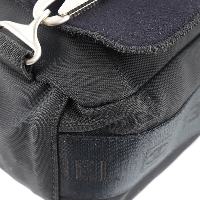 [CHANEL] Chanel Sports Line 2WAY Shoulder A26169 Nylon x Felt Black Ladies shoulder bag