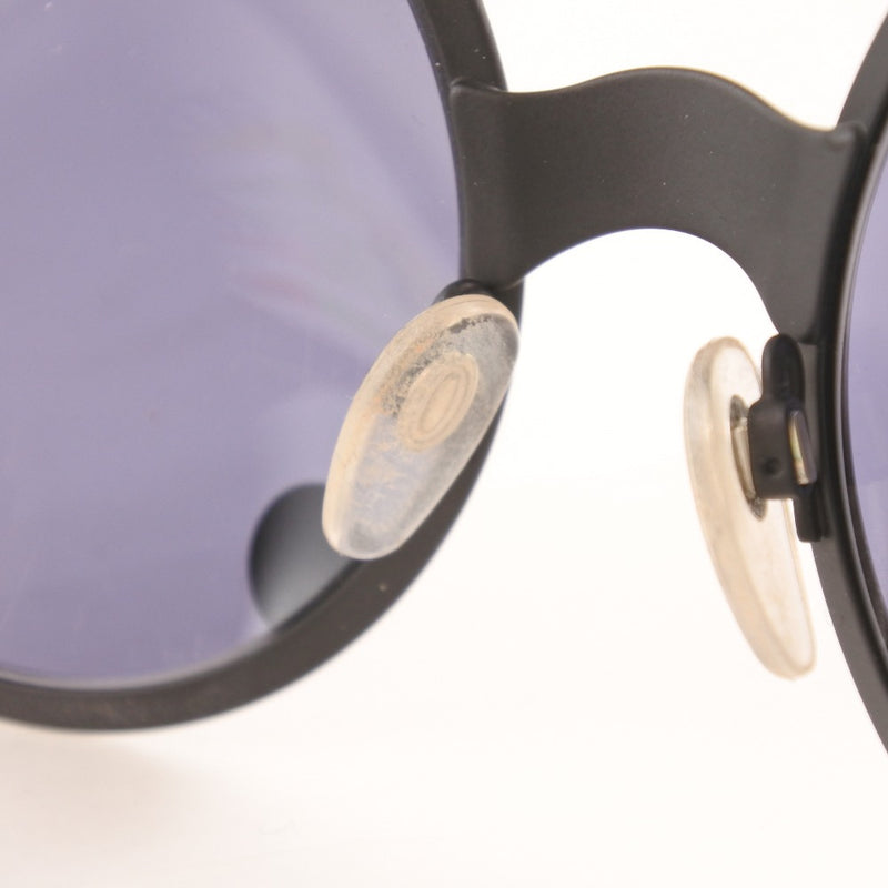 [Chanel] Chanel Vintage 08841 90405 Resina sintética X Plastic Black Ladies Gafas de sol A Rank