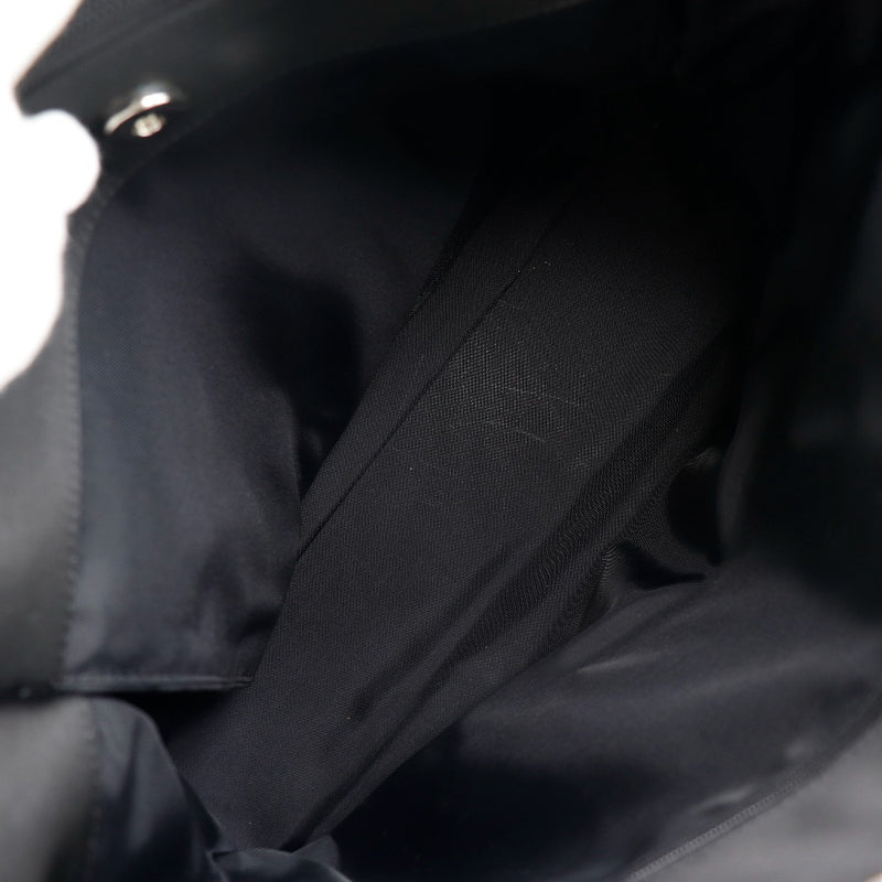 [Burberrys] Burberry's Novachec Nylon X Leather Tea Ladies Bag A-Rank