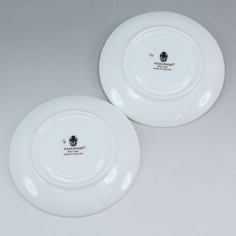 [Wedgwood] Wedgewood Bone China Demitas Cup & Saucer x 2 Porcelain _ Tableware S Rank