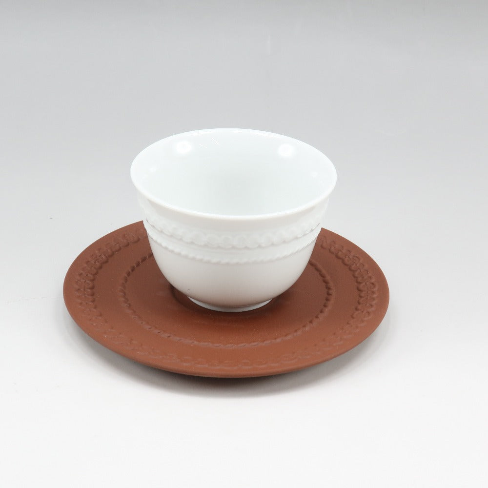 【Meissen】マイセン 1984～1989 歴代レリーフ 食器 湯呑＆茶托 6客セット ポーセリン 1984-1989 Reliefs –  KYOTO NISHIKINO