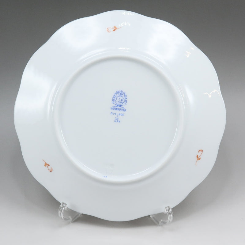 [HEREND] Helend Apony Orange Tableware Plate x 3 piezas 19cm 517/AOG porcelana apony naranja_s rango