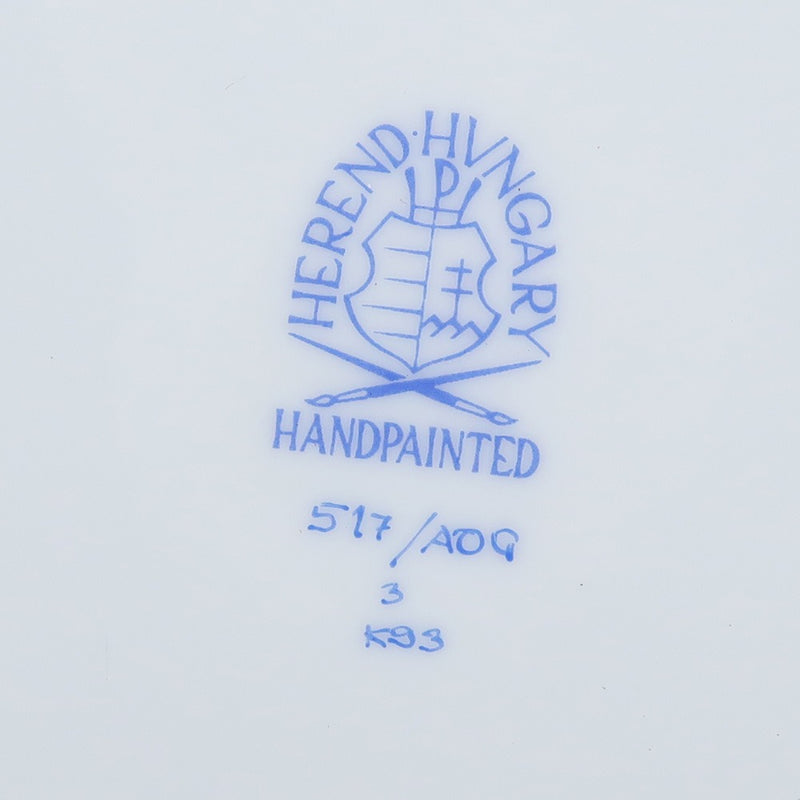 【HEREND】ヘレンド
 アポニーオレンジ 食器
 プレート×3枚 19cm 517/AOG ポーセリン Apony orange _Sランク