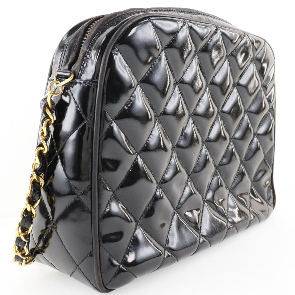 あ*す様 CHANEL マトラッセ　ヴィンテージ　チェーンショルダーバッグ　黒 CHANEL】シャネル チェーンショルダー マトラッセ ヴィンテージ