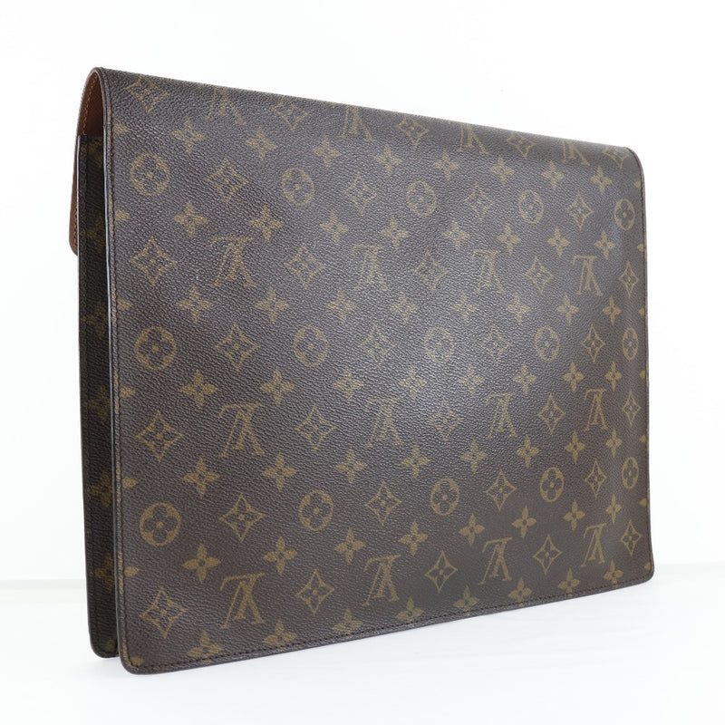 [LOUIS VUITTON] Louis Vuitton Portodocuman Senatour Vintage M53335 Monogram Canvas tea 8905ct engraved men's briefcase