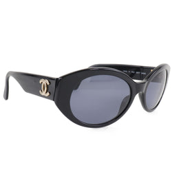 [Chanel] Chanel Coco Mark 03517 94305 Gafas de sol de damas negras de plástico