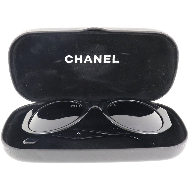 CHANEL CHANEL sunglasses eyewear 4265Q Plastic Nickel alloy Black Used  Women CC coco 4265Q