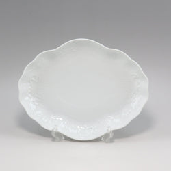 [HEREND] Helend Baroque White Tallware Overtray 27cm 3000/도자기 Baroque White_s Rank