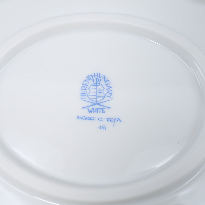 [HEREND] Helend Barroque White Tableware Overray 27 cm 3000/A porcelana Barroque White_S Rank