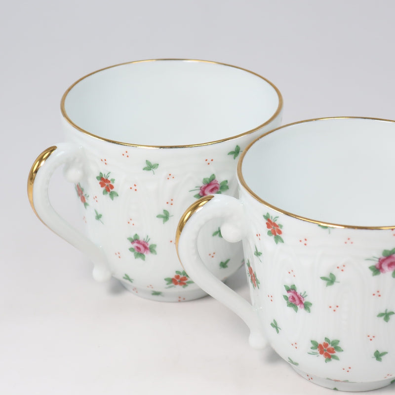 [Limoges] Rimoge Florence Rimoge Tableware Cup & Saucer x 2 Porcelain Florence Limos_A Rank