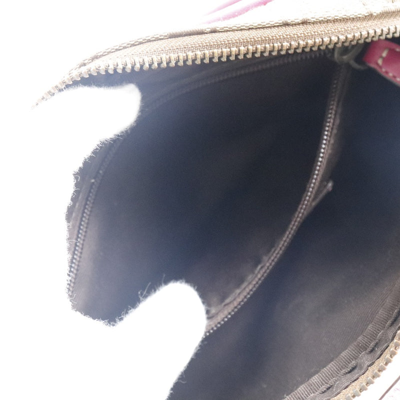 [Coach] Coach shoulder bag signature 10565 Leather pink diagonal zipper ladies