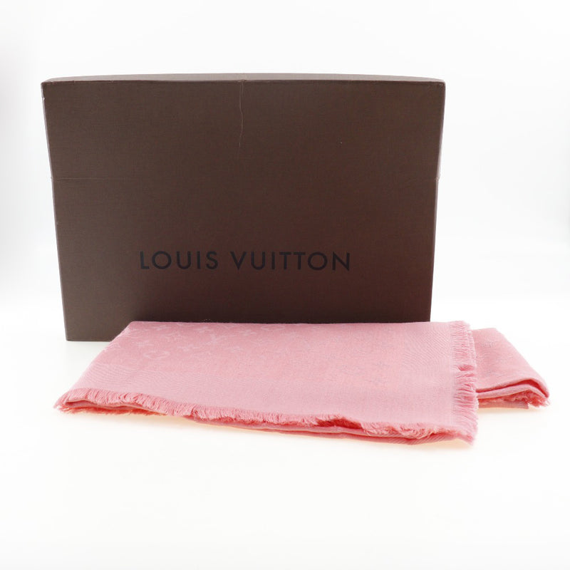 [Louis Vuitton] Louis Vuitton Shawl Monogram M75241 Silk x lana colai rosa damas puestos un rango