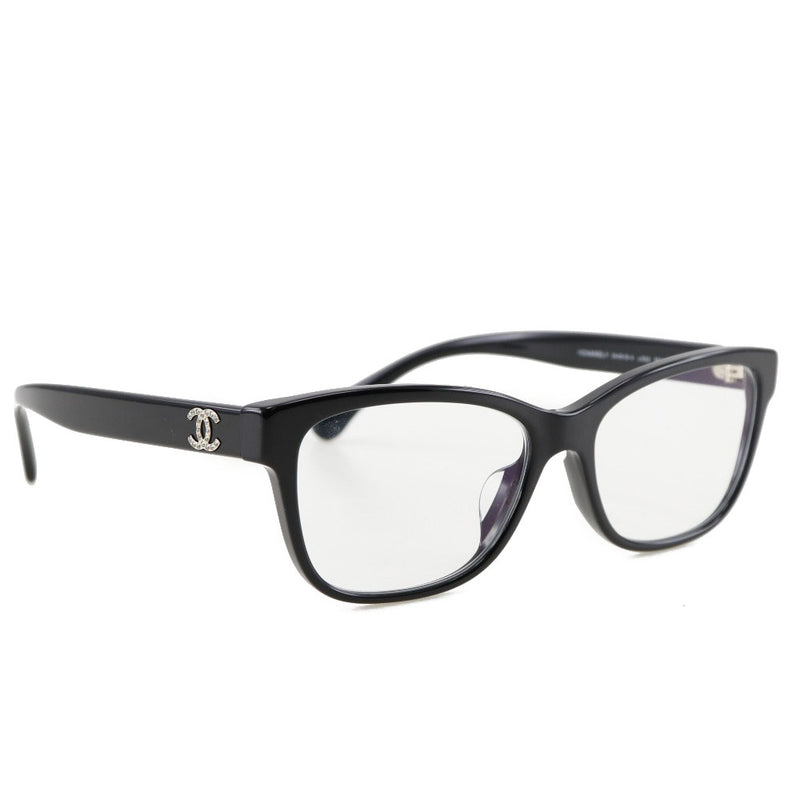 CHANEL] Chanel Coco Mark 3449-B-A Plastic Black Ladies Sunglasses