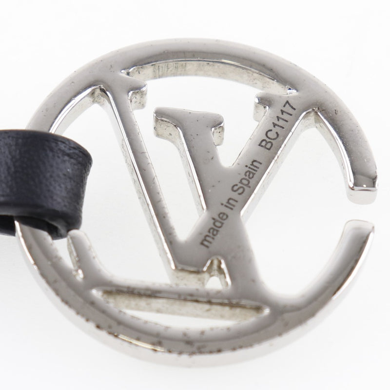 [LOUIS VUITTON] Louis Vuitton LV Logo M2472D Leather BC1117 engraved unisex bracelet A+Rank