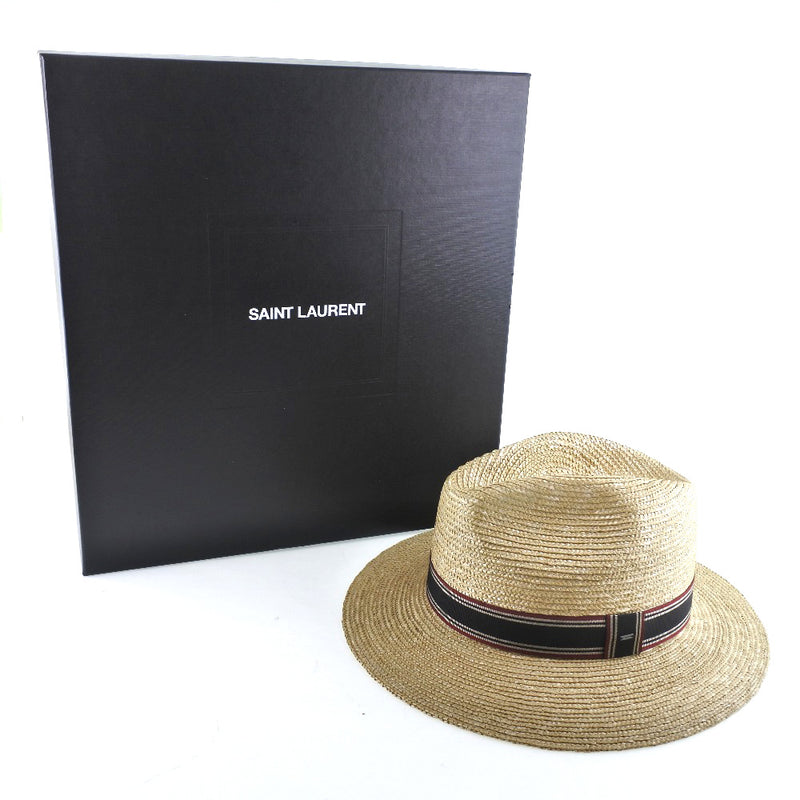 [Saint Laurent] Saint Laurent 
 帽子 
 608759 4YB83 9500人造丝X棉米色女士等级