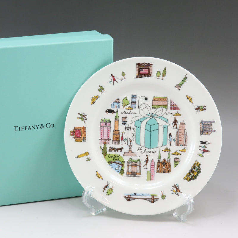 [Tiffany＆Co。] Tiffany 5th Avenue Plate×1瓷器_餐具S等级