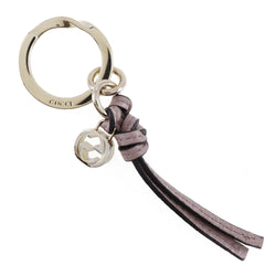 [Gucci] Gucci 
 钥匙环钥匙链 
 互锁G 324403 A7M0G 6812小牛银/茶钥匙戒指