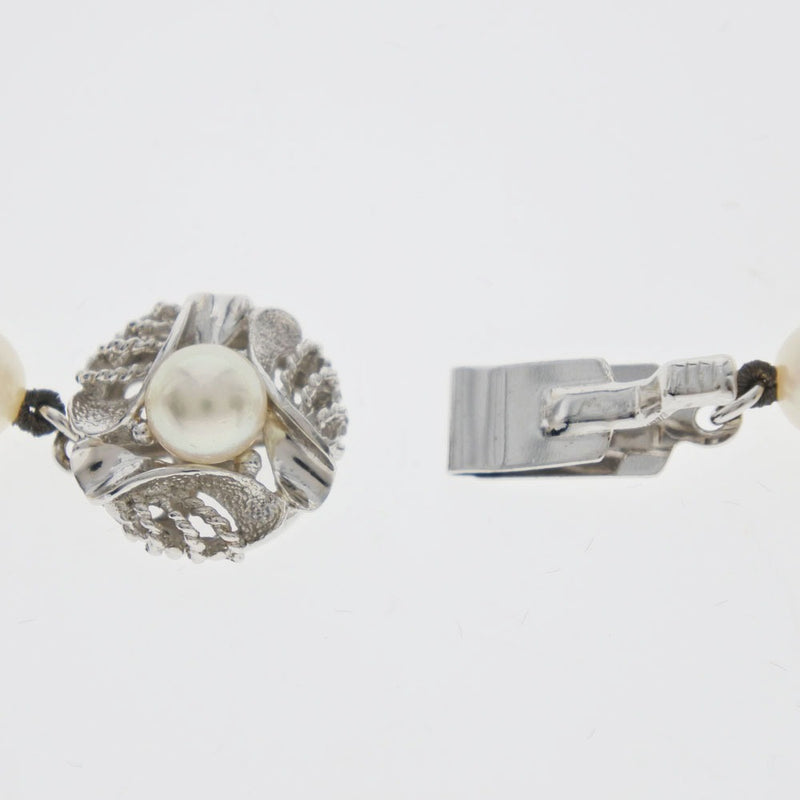 6.5-7毫米珍珠X银色女士项链