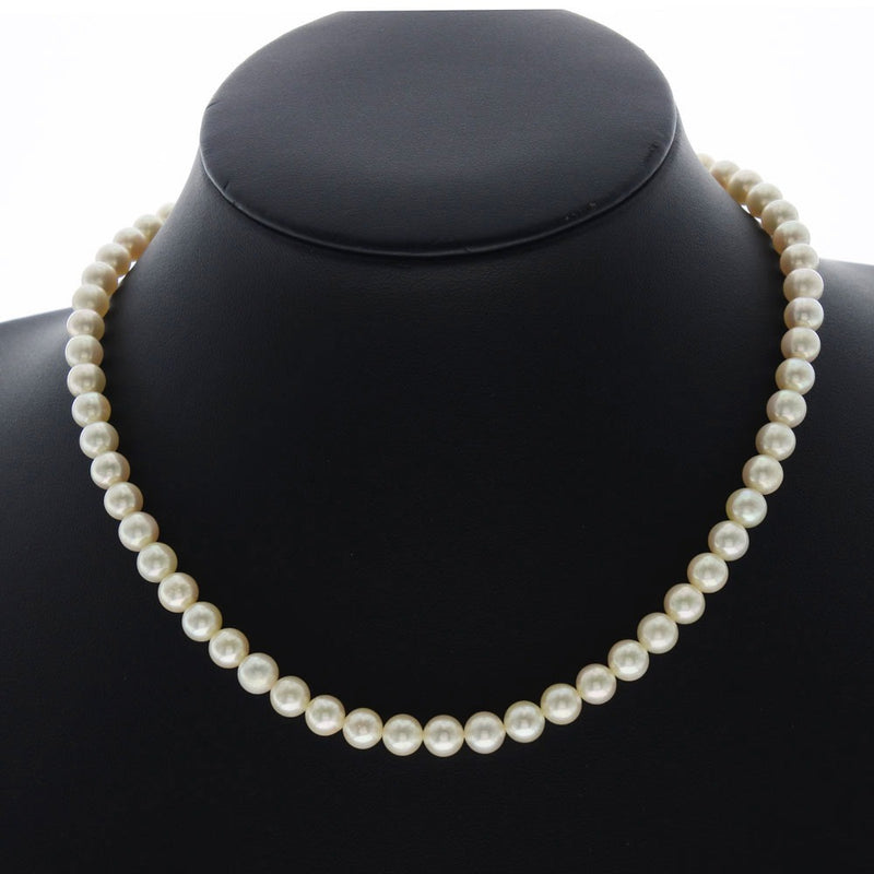 Collar Pearl X Silver Ladies de 6.5-7 mm a rango