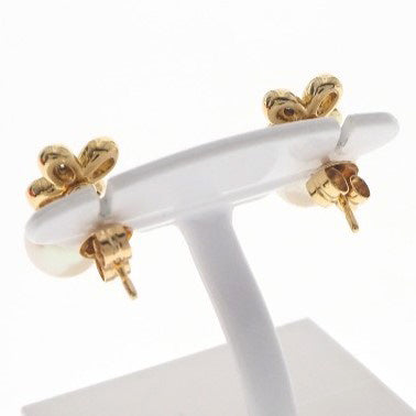 [TASAKI] Tasaki K18 Yellow Gold x Pearl Gold Ladies Earrings SA Rank