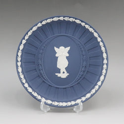 [Wedgwood] Wedgewood Jusper Port Land Blue Decoration Plate _ object S rank