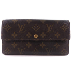 [Louis Vuitton] Louis Vuitton Monogram Pochette Monnec Lady M61725 모노그램 캔버스 차 연합 장거리 지갑