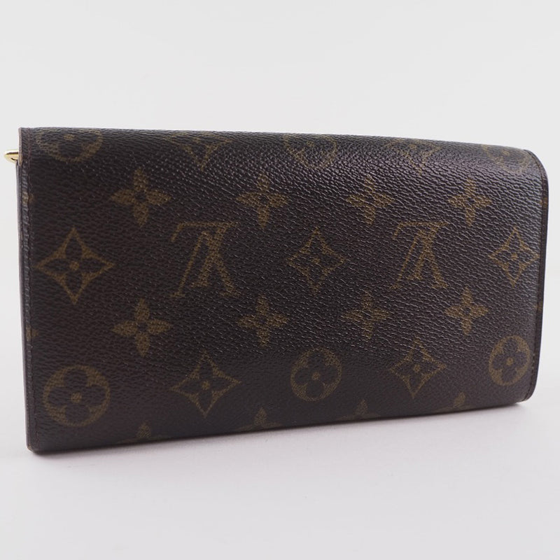 [Louis Vuitton] Louis Vuitton Monogram Pochette Monnec Lady M61725 모노그램 캔버스 차 연합 장거리 지갑