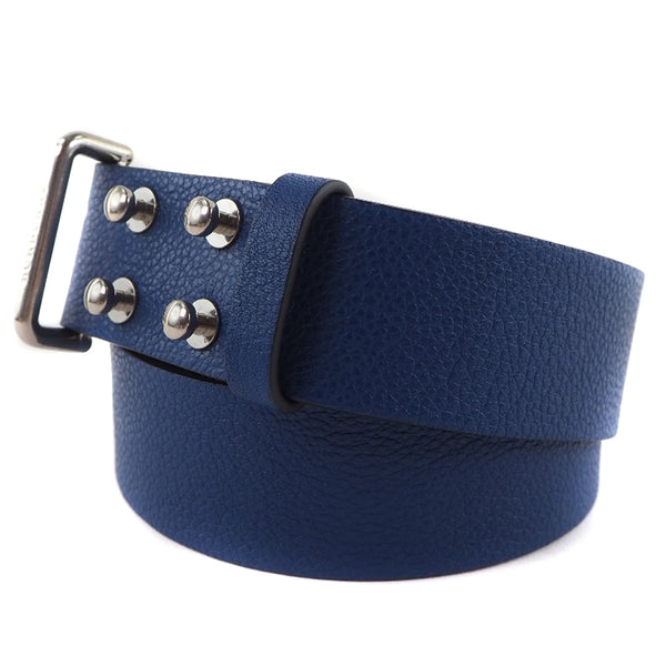 [Burberry] Burberry 4074136 1007 Leather BRIGHT UL Tramarine Blue Ladies Belt S rank