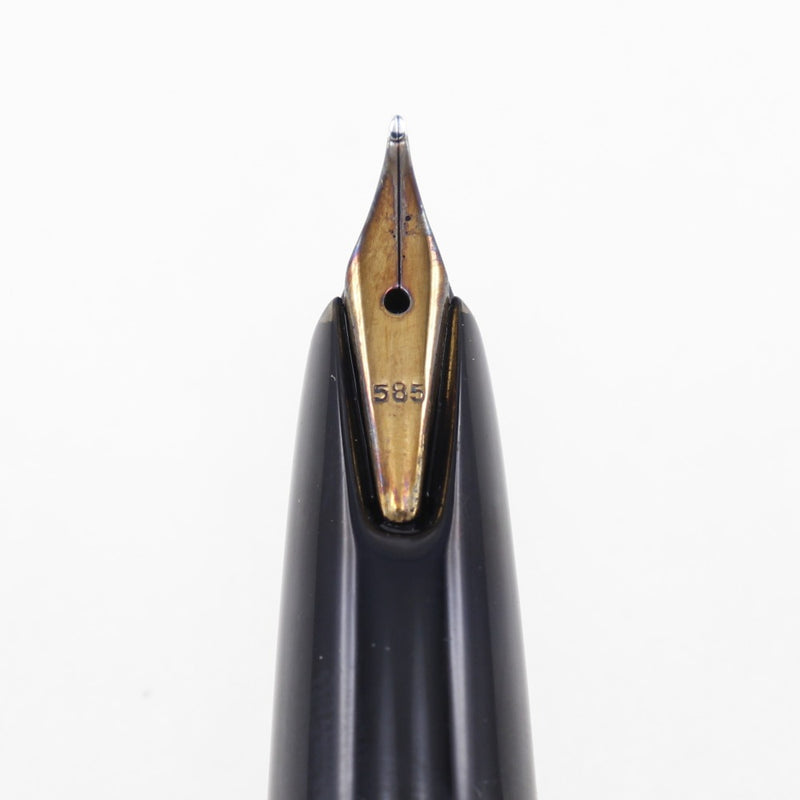 [Montblanc] Montblanc Antique 70's Fountain Pen Pen punta K14 (585) Herramienta de escritura Stormery No.32 Black Antique 70 de resina _ _