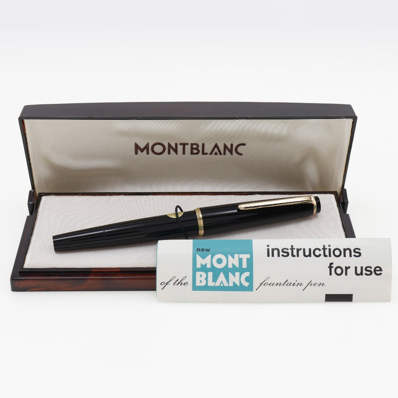 [Montblanc] Montblanc Antique 70의 Fountain Pen Pen Tip K14 (585) 쓰기 도구 Stormery No.32 수지 기반 검은 색 골동품 70 's