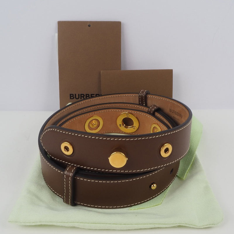 [Burberry] Burberry 8019719皮革棕褐色女士皮带