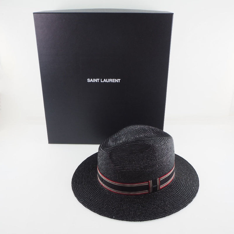 [Saint Laurent] Saint Laurent 
 Sombrero 
 Cotton X Rayon Black Ladies S Rank