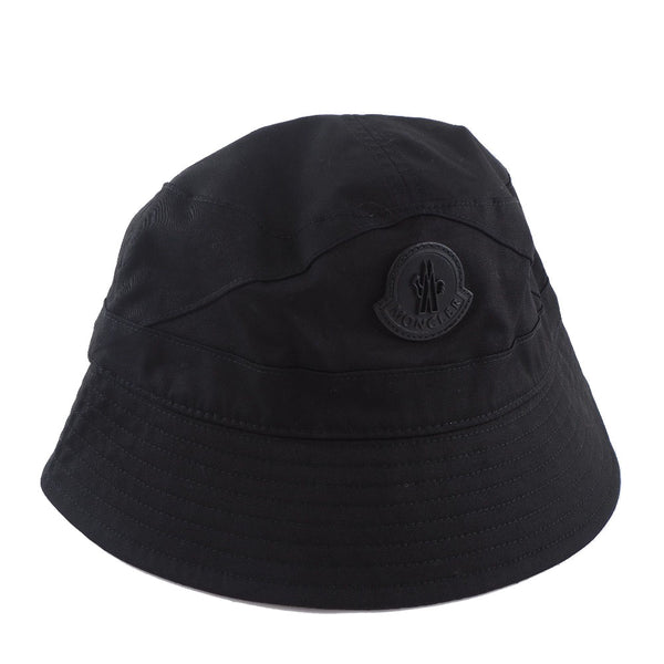 [Moncler] Moncler 
 Sombrero de cubo 
 H10913B00030 04863 Algodón negro Bucket Hat Damas S Rango