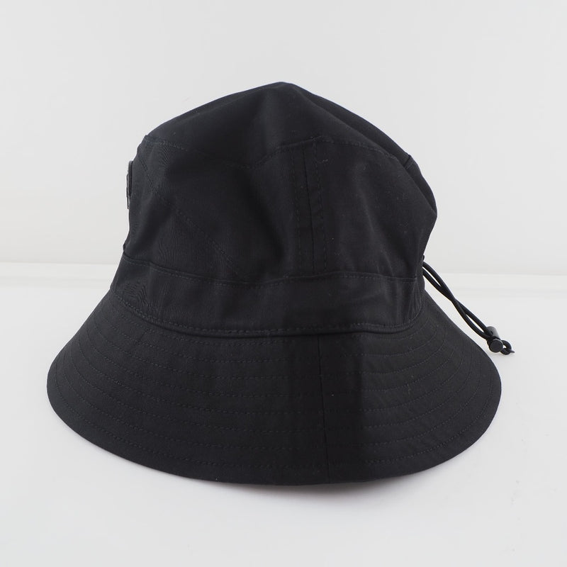 [moncler]蒙克勒 
 水桶帽子帽子 
 H10913B00030 04863棉布黑桶帽子女士等级