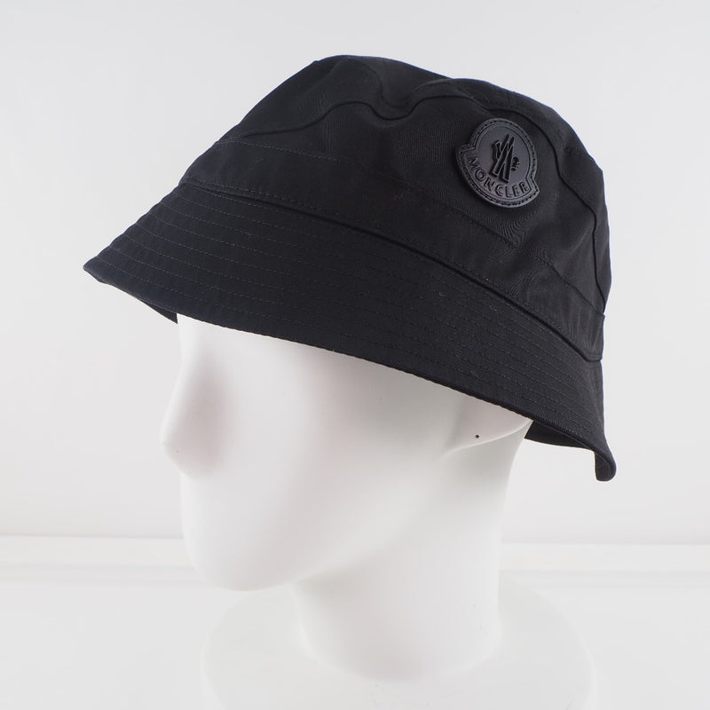 [Moncler] Moncler 
 버킷 모자 모자 
 H10913B00030 04863 Cotton Black Bucket Hat Ladies S Rank