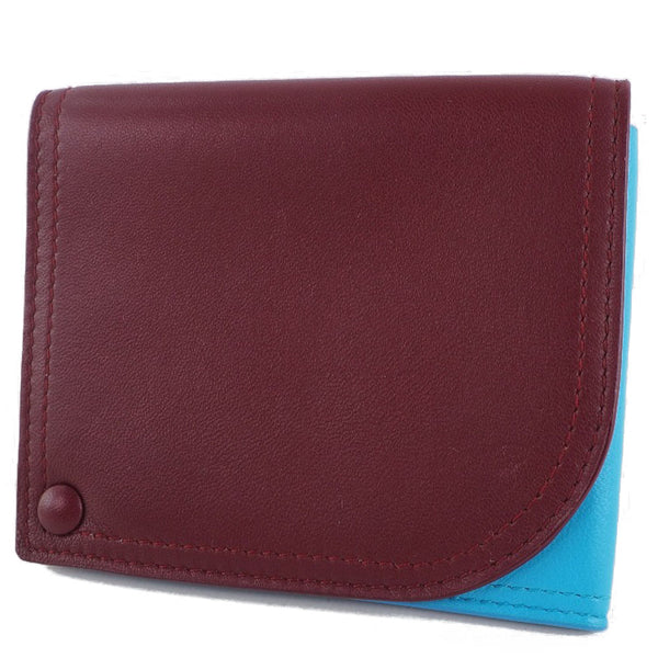 [BOTTEGAVENETA] Bottega Veneta Card Case Leather Red Open Unisex A+Rank