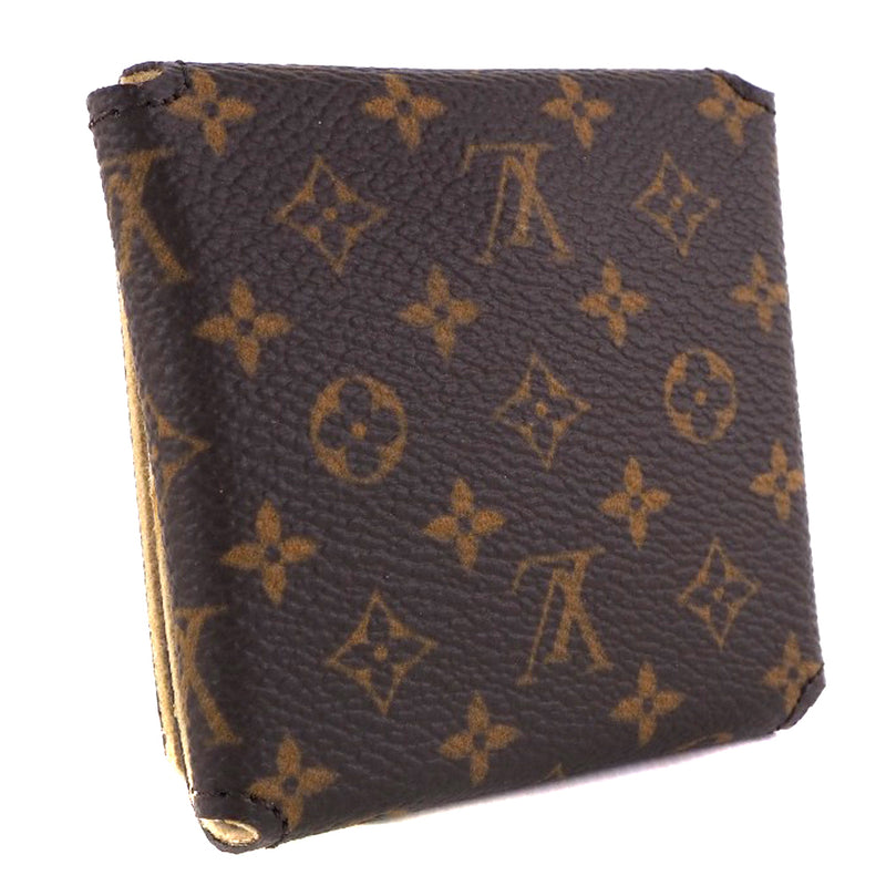 【LOUIS VUITTON】ルイ・ヴィトン
 ジュエリーケース モノグラムキャンバス 茶 SN0059刻印 ユニセックス ポーチ
A+ランク